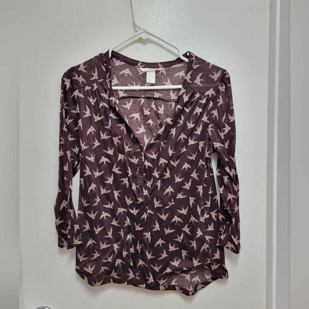 H&M Bird Blouse